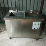 DOUBLE SINK BOTTLE RINSER